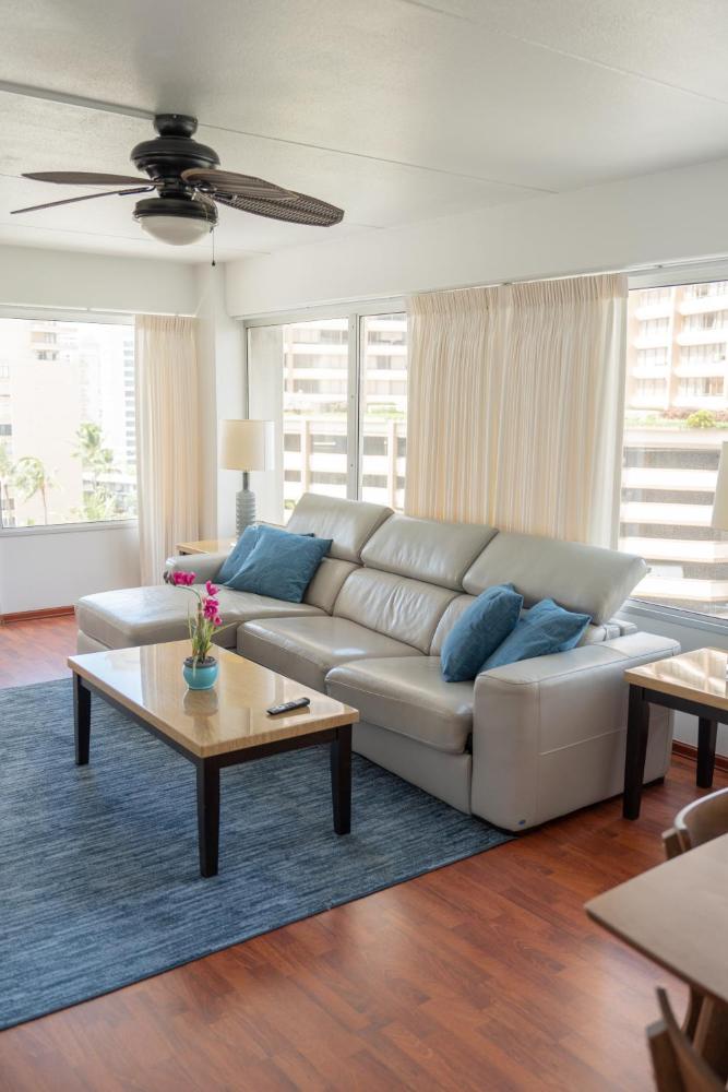 Two-Bedroom Apartment with City View interior